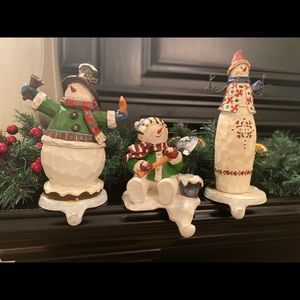 CHRISTMAS STOCKING HOLDERS-Priced for all 3